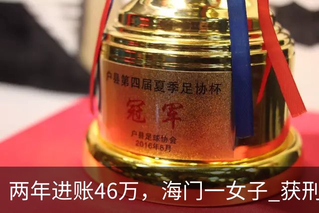 两年进账46万，海门一女子 获刑！